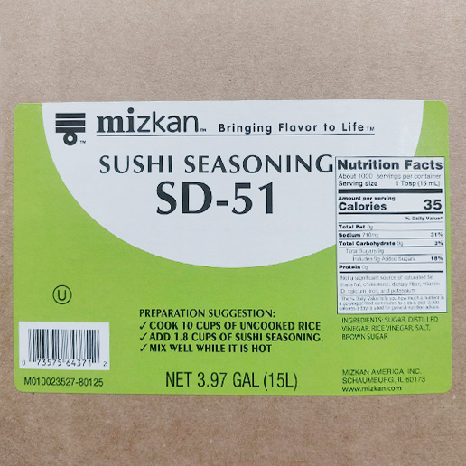 壽司醋 SD51 3.97 gal 