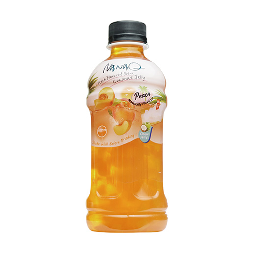 Peach Juice With Nata De Coco