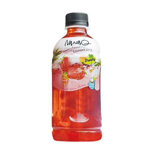 Strawberry Juice With Nata De Coco